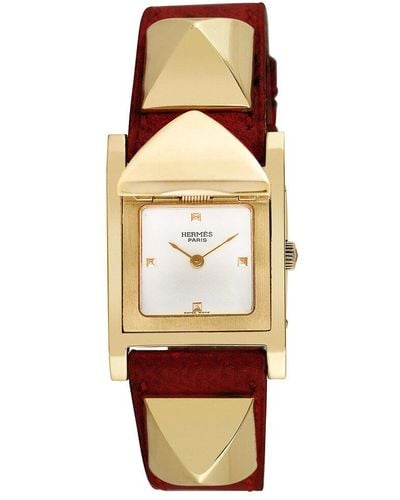 Hermès Medor Watch, Circa 2000S (Authentic Pre-Owned) - Natural