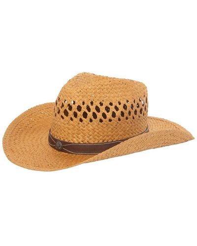 Frye Klamanth River Cowboy Hat - Natural