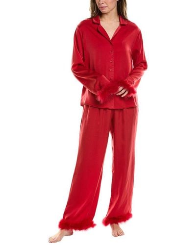 Rachel Parcell 2pc Pajama Set - Red