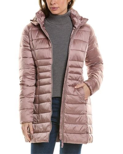 Save The Duck Reese Medium Coat - Pink