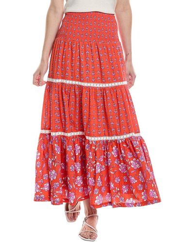 Design History Tiered Maxi Skirt