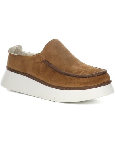 Fly London Ceze Suede Clog - Brown