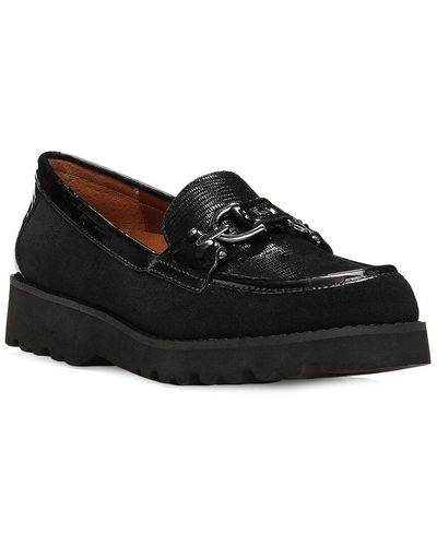 Donald J Pliner Clio Leather & Suede Loafer - Black