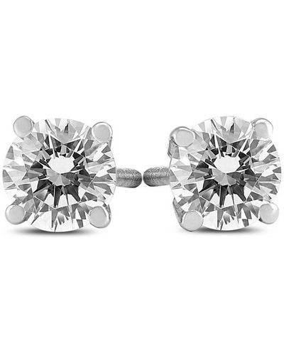 Monary 14k 1.00 Ct. Tw. Diamond Earrings - Metallic