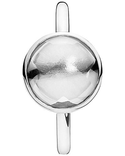 PANDORA Silver Cz Poetic Droplet Ring - White