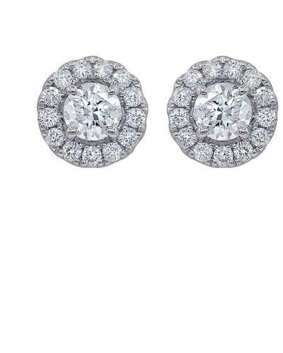 Diana M. Jewels Fine Jewelry 18k 3.20 Ct. Tw. Diamond Studs - Gray