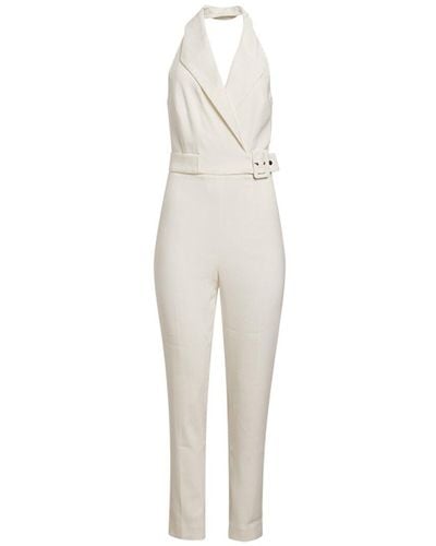 Reiss Belinda Tux Detail Jumpsuit - White