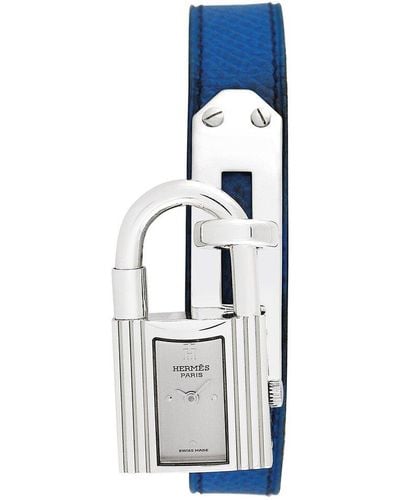 Hermès Kelly Lock Watch, Circa 2000s - Blue