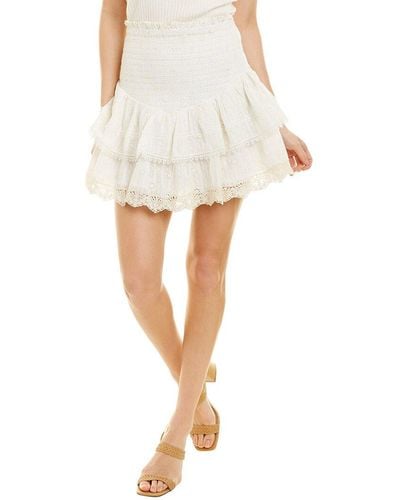 Hemant & Nandita Summer Delivery Mini Skirt - White