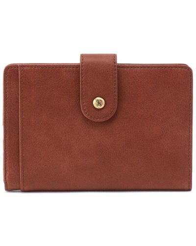 Hobo International Pax Leather Wallet / Passport Holder - Brown