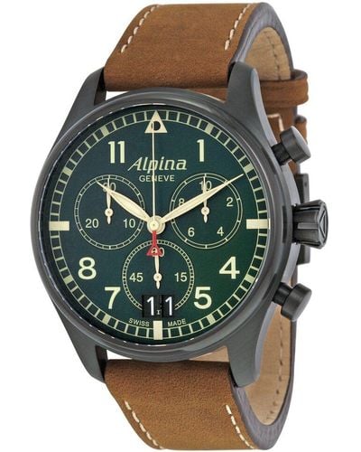 Alpina Startimer Pilot Watch - Green