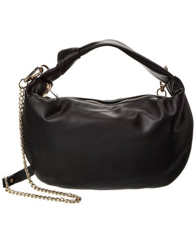 Persaman New York Clemence Leather Shoulder Bag - Black