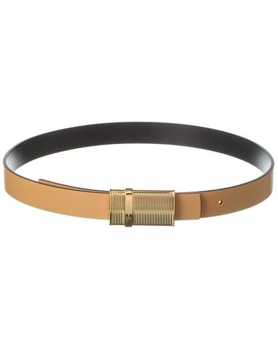 Ferragamo Ferragamo Reversible & Adjustable Leather Belt - Brown