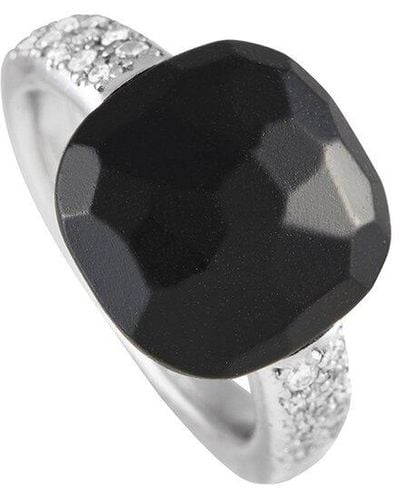 Pomellato 18K Diamond Ring (Authentic Pre-Owned) - Black