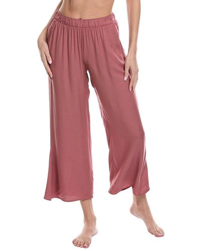 Hanro Sunny Vibes 7/8 Crop Pant - Red