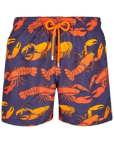 Vilebrequin Geckos Swim Short - Orange