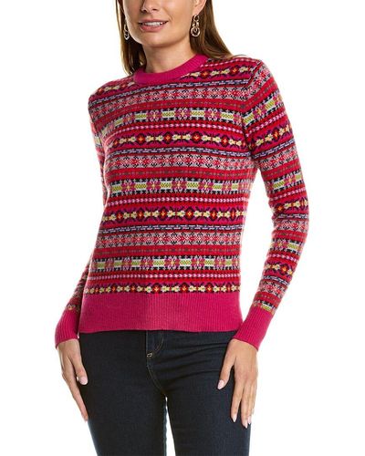 Brooks Brothers Fairisle Wool-blend Sweater - Red