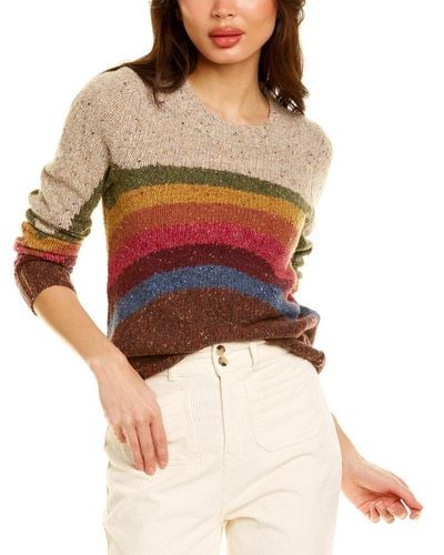 Faherty Sammy Wool & Alpaca-blend Sweater - Brown