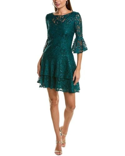 Gabby Skye Lace Mini Dress - Green