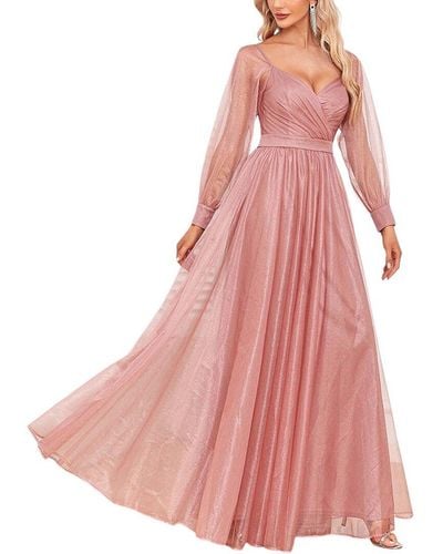 Luna Tuccini Maxi Dress - Pink