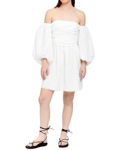 Tanya Taylor Josette Mini Dress - White