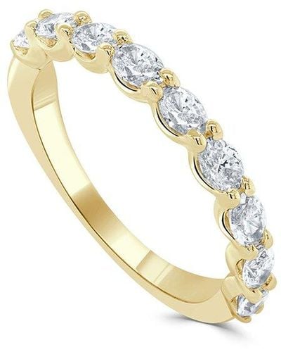 Sabrina Designs 14k 0.64 Ct. Tw. Diamond Half-eternity Ring - Metallic