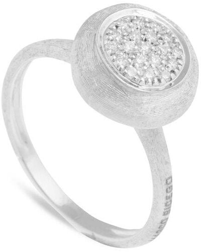 Marco Bicego Jaipur 18k 0.14 Ct. Tw. Diamond Stackable Ring - Metallic
