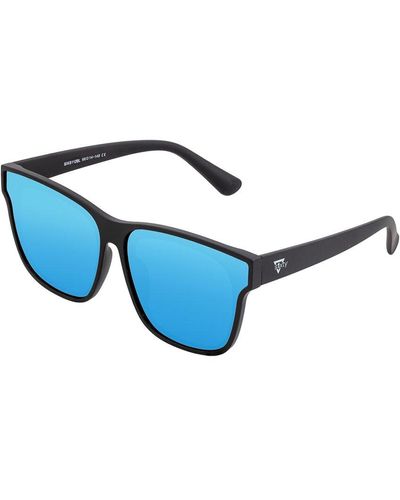 Sixty One Delos 66mm Polarized Sunglasses - Blue
