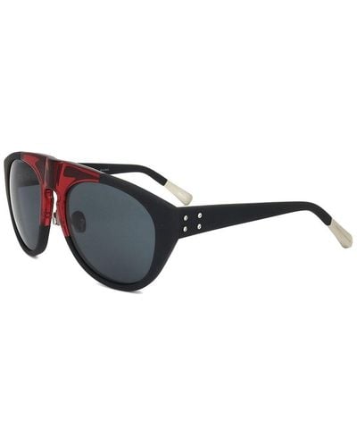 Linda Farrow Kris Van Assche By Linda Farrow Kva35 56Mm Sunglasses - Black