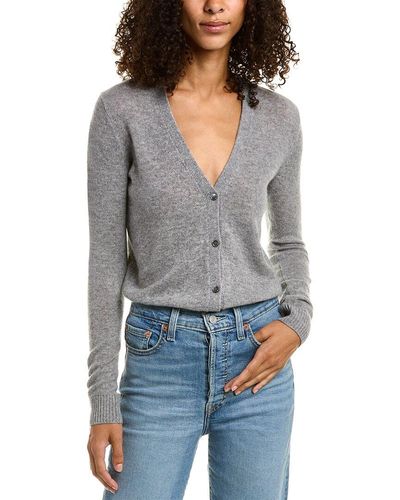 Theory Karenia Cable Felted Wool & Cashmere-blend Sweater - Gray