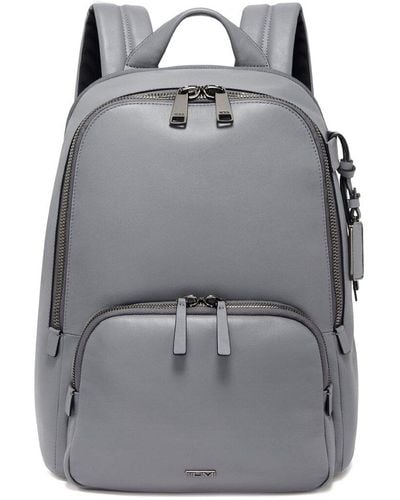 Tumi Voyageur Hannah Leather Backpack - Gray