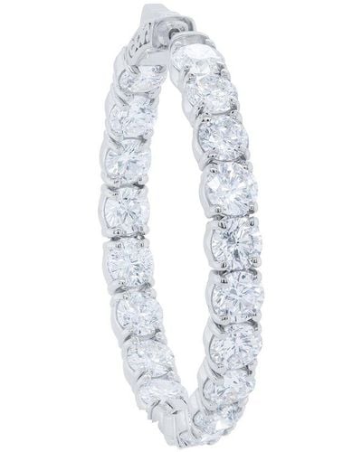 Diana M. Jewels Fine Jewellery 18K 15.40 Ct. Tw. Diamond Earrings - White