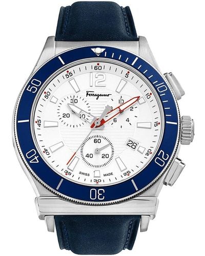 Ferragamo 1898 Sport Chrono Watch - Blue