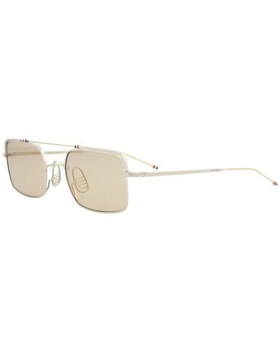 Thom Browne Tbs909 49mm Sunglasses - White