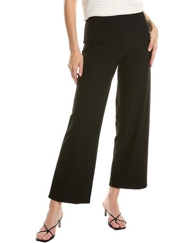 Eileen Fisher Petite High Waisted Wide Flare Pant - Black