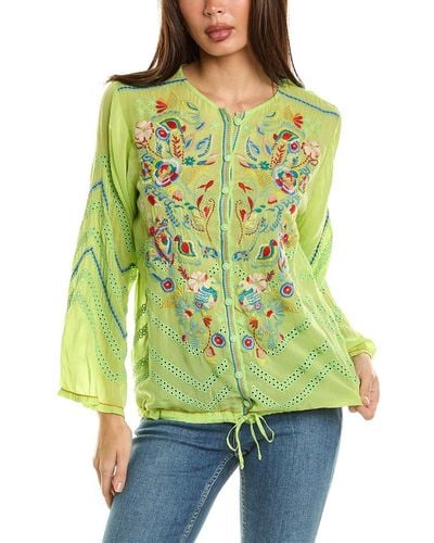 Johnny Was Perica Blouse - Green