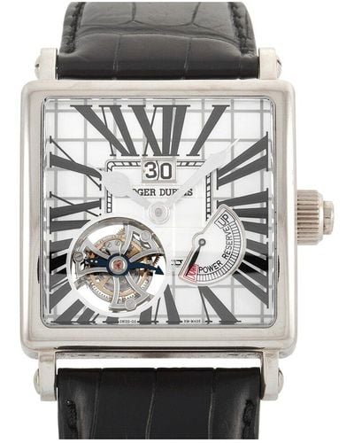 Roger Dubuis Golden Square Watch (Authentic Pre-Owned) - Grey