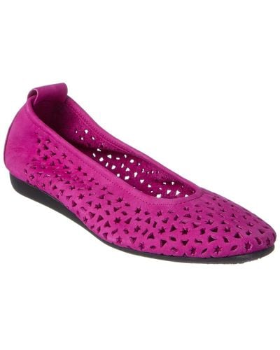 Arche Lilly Suede Flat - Purple