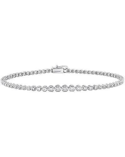 Diana M. Jewels Fine Jewelry 14k 2.01 Ct. Tw. Diamond Bracelet - White