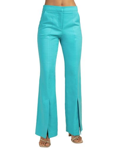 Trina Turk Tailored Fit Daydream Pant - Blue