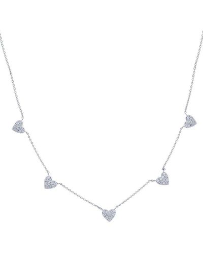 Diana M. Jewels 18k 0.50 Ct. Tw. Diamond Necklace - Natural