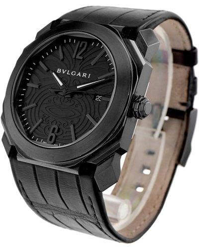 BVLGARI Octo Watch, Circa 2014 (Authentic Pre-Owned) - Black