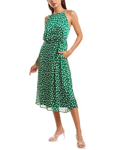 Betsey Johnson Tie-back Midi Dress - Green