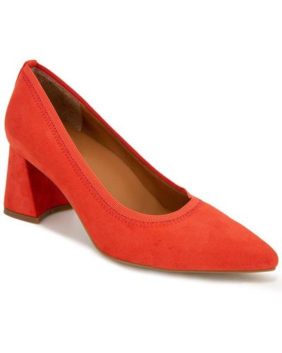 Gentle Souls By Kenneth Cole Dionne Suede Pump - Red