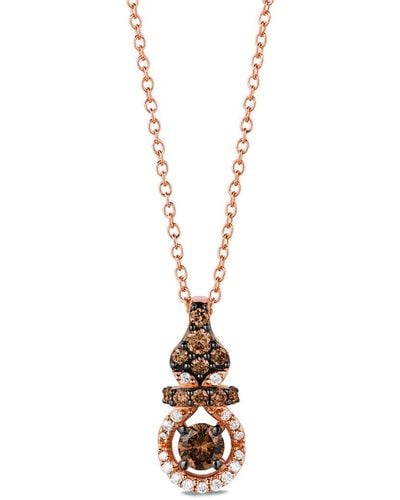 Le Vian 14k Strawberry Gold 0.38 Ct. Tw. Diamond Pendant Necklace - Metallic