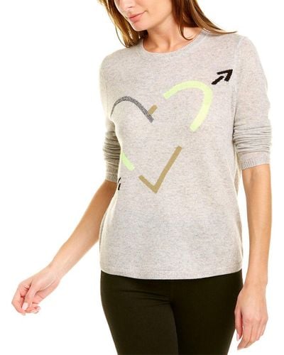 Lisa Todd Beau & Arrow Wool & Cashmere-blend Sweater - Gray