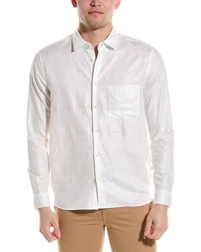 Ted Baker Remark Smart Linen-blend Shirt - White
