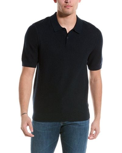 Magaschoni Textured Polo Jumper - Black