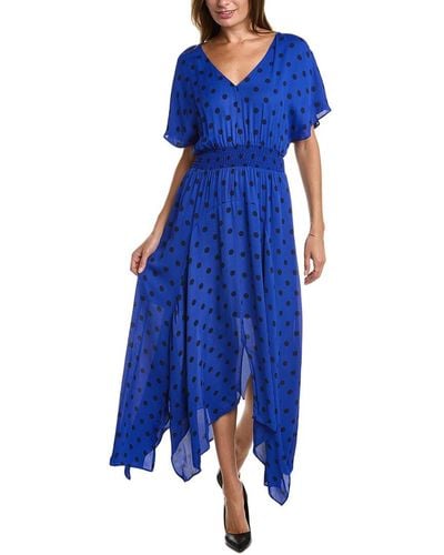 tyler boe Leah A-line Dress - Blue