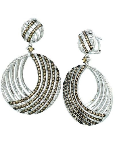 Le Vian Le Vian 14k 2.80 Ct. Tw. Diamond Statement Earrings - Metallic